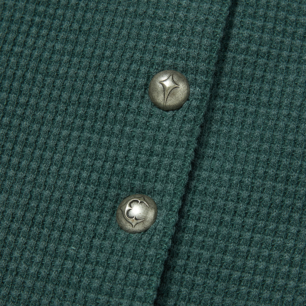 Thug Club TC Womens Cardigan in green, view 4 of 6