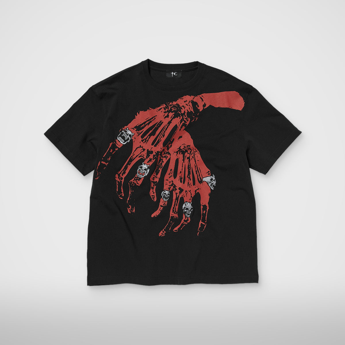 Thug Club TC Bone Cross T-Shirt in black