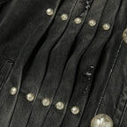 Thug Club TC Extendo Denim Jacket in black, view 5 of 5