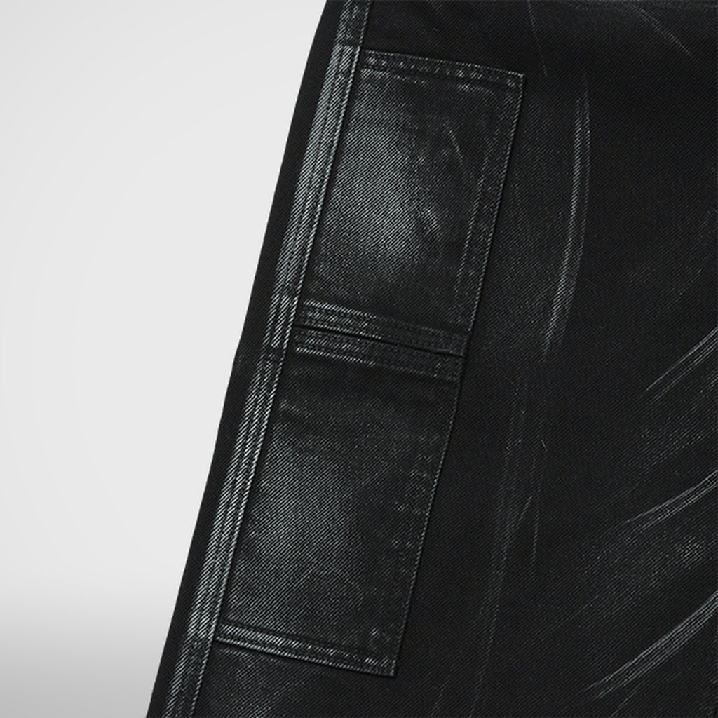 Thug Club Leave A Trace Denim Pants in black, view 5 of 7