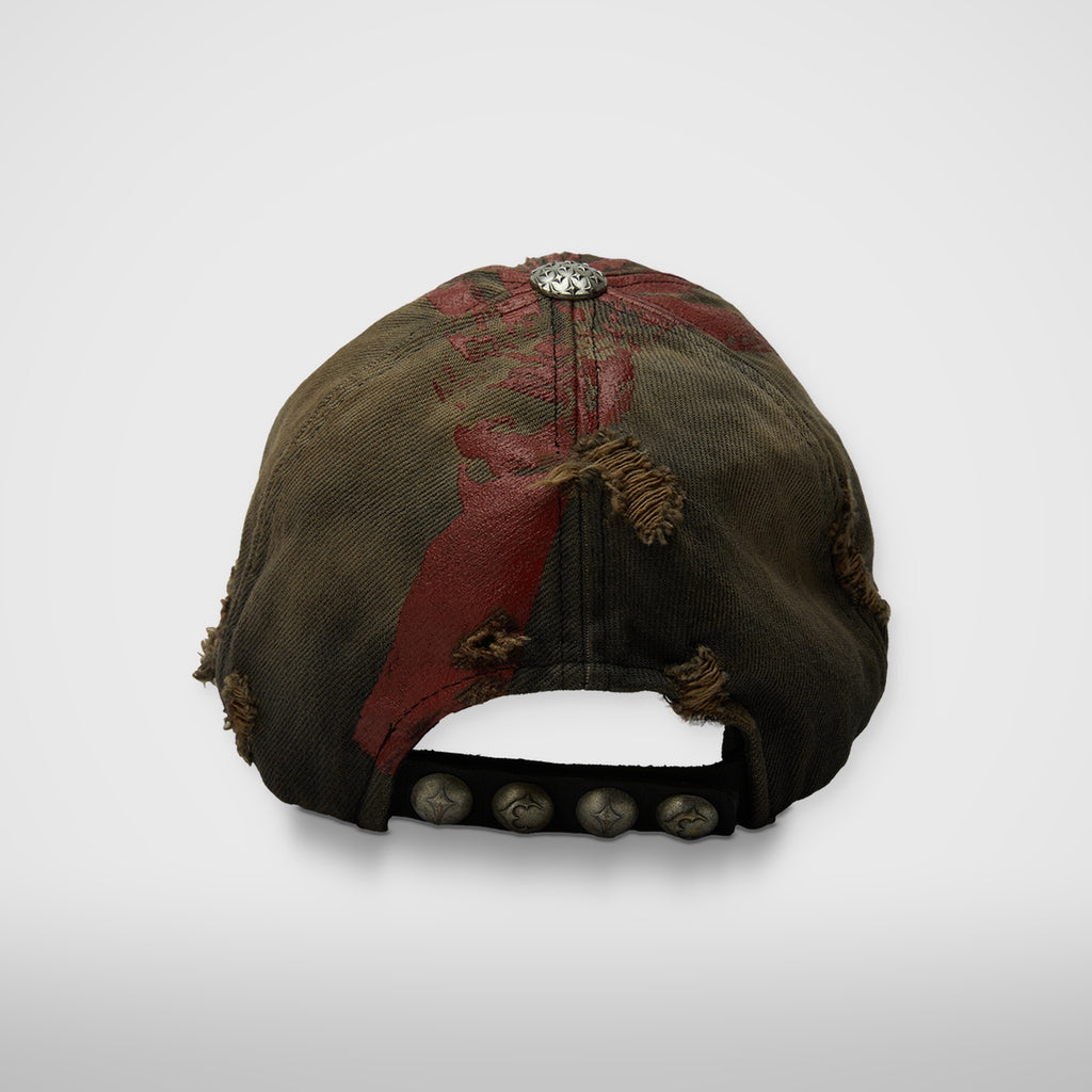 Thug Club TC Ring Bone Cap in black, back view