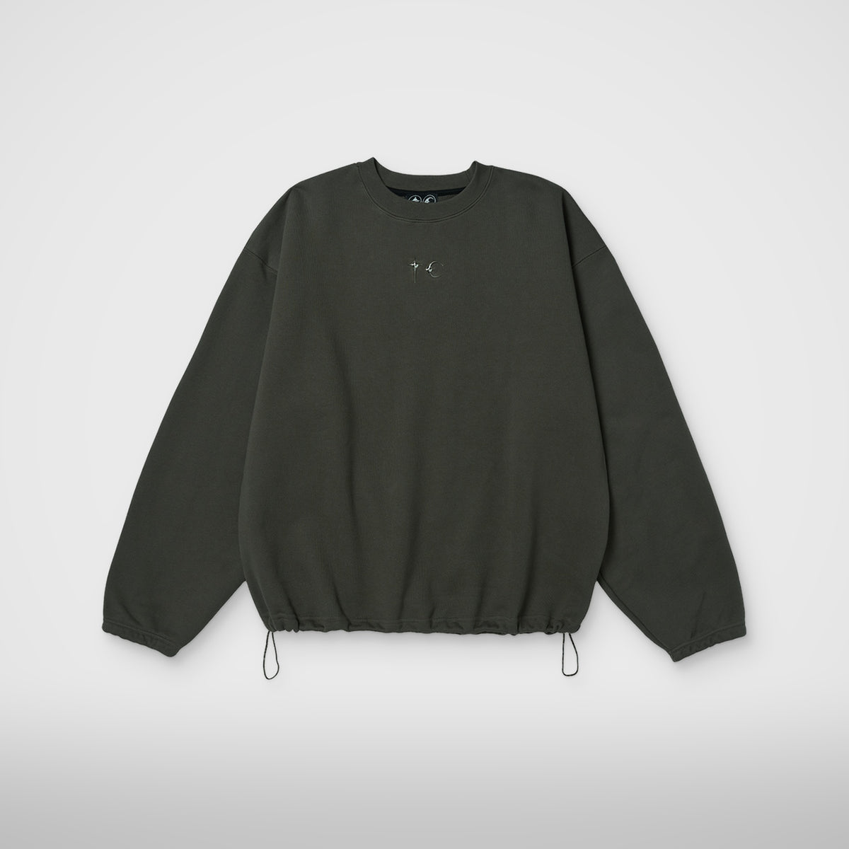 Thug Club Color Emblem Sweatshirt in khaki
