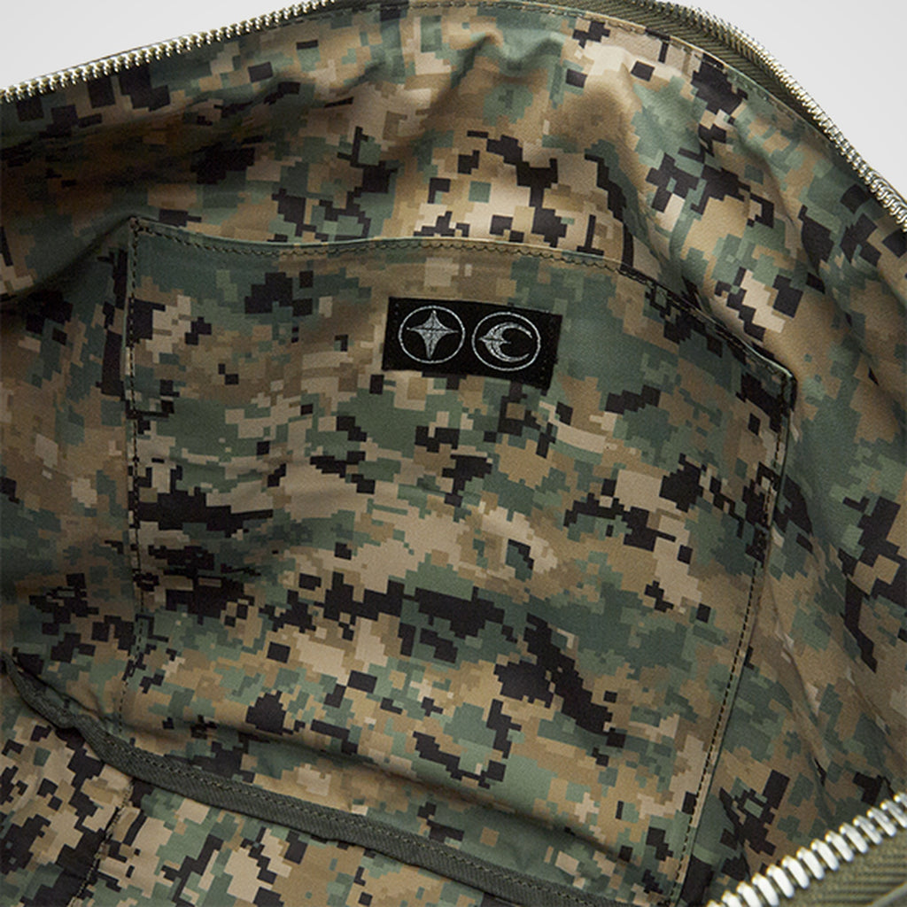 Thug Club Scarred Bio Army Messenger Bag in khaki, view 10 of 10