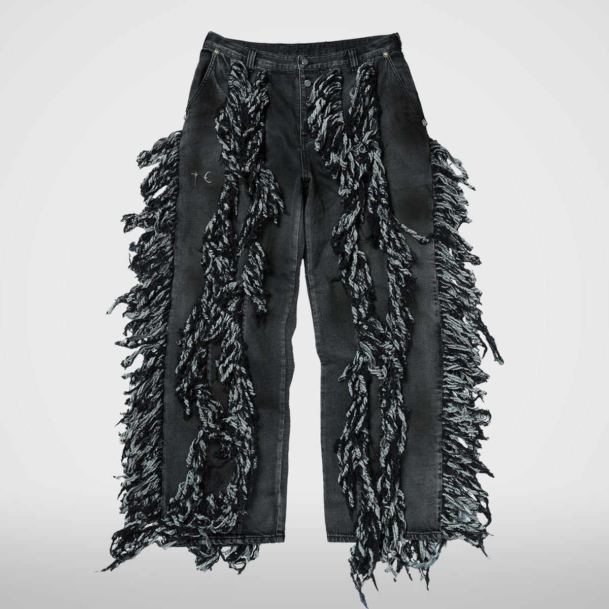 Thug Club Angels Denim Pants in black