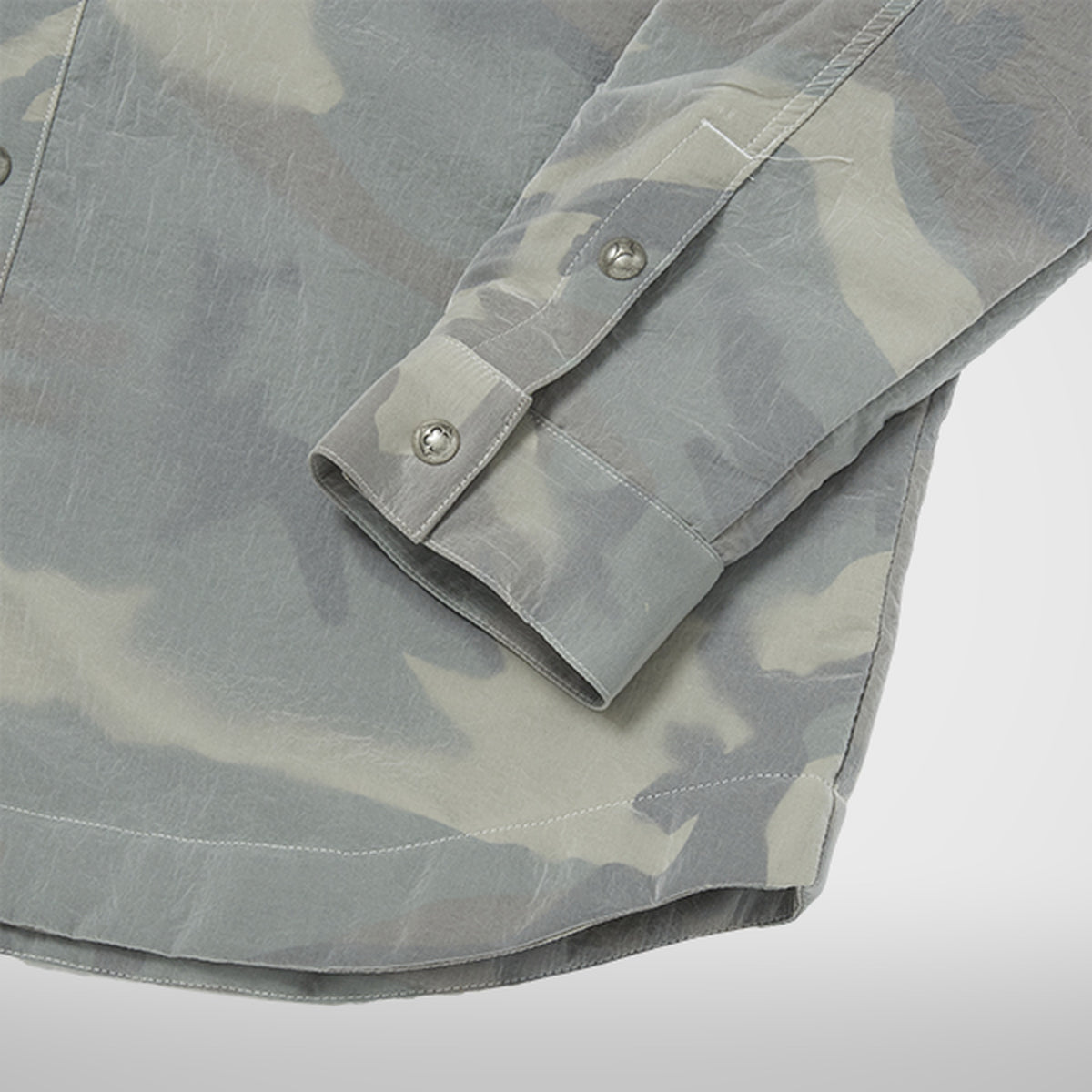 Thug Club Clouded Officer Shirt in multi, view 6 of 7