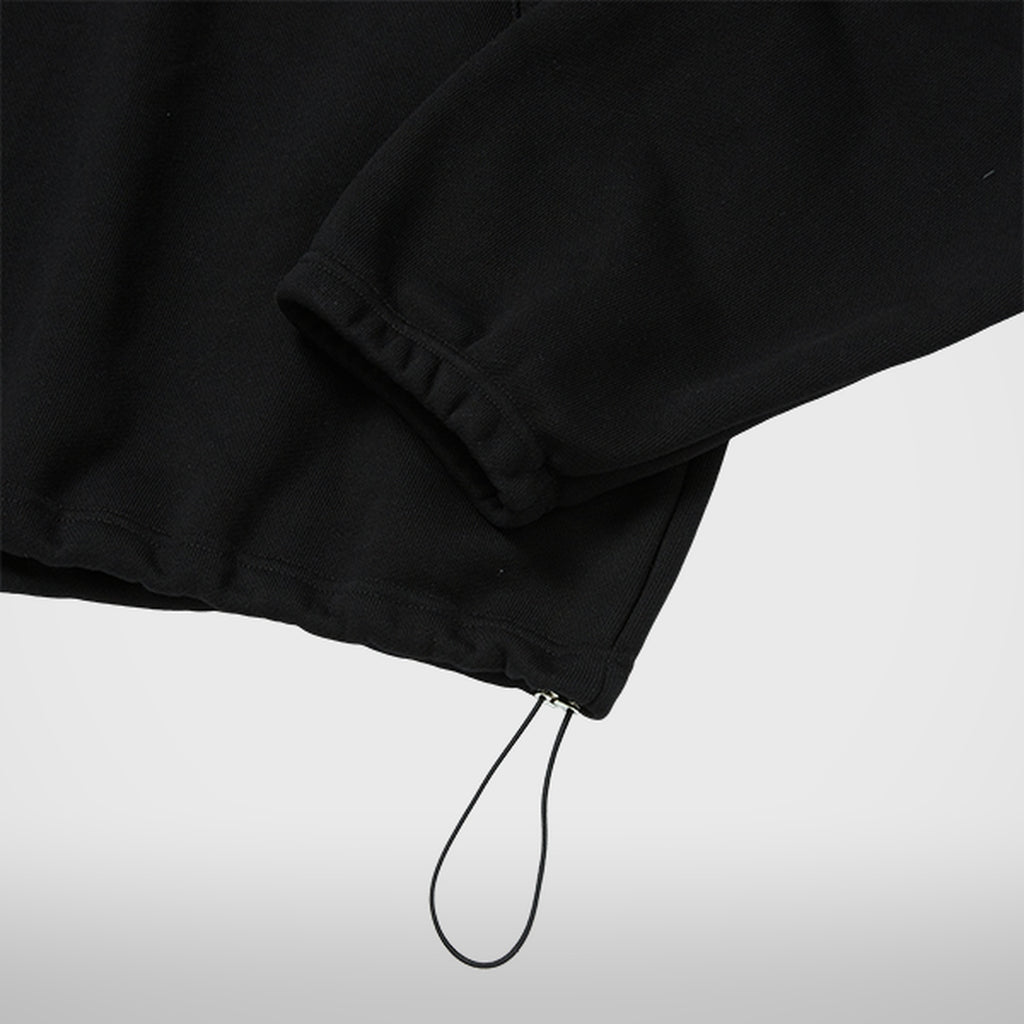 Thug Club Color Emblem Hoodie in black, view 6 of 6