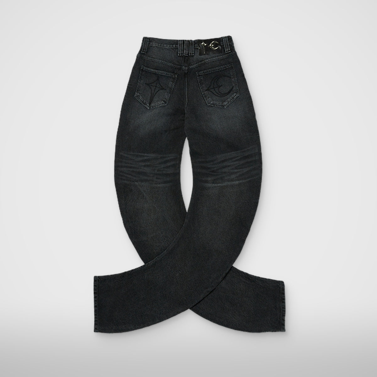 Thug Club Parkour Denim Pants in denim black, view 2 of 8
