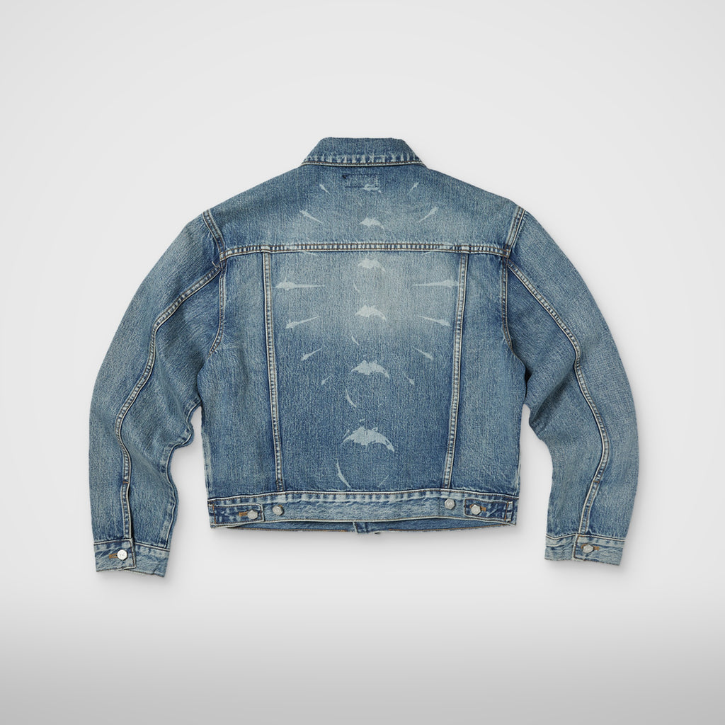 TC SPINE LASER DENIM JACKET