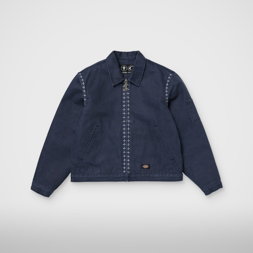 Thug Club X Stitch Eisenhower Jacket in navy