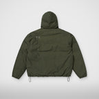 Thug Club Armor Down Hoodie in khaki, view 2 of 7