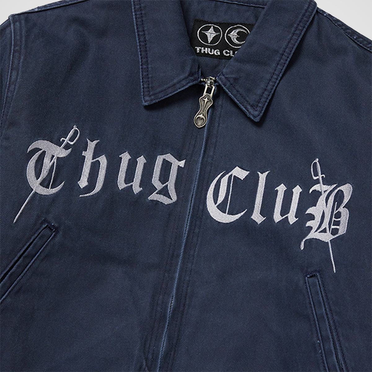 Thug Club TC Eisenhower Jacket in navy, view 4 of 9