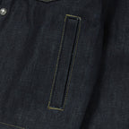 Thug Club Land Warfare Denim Jacket in indigo, view 6 of 8