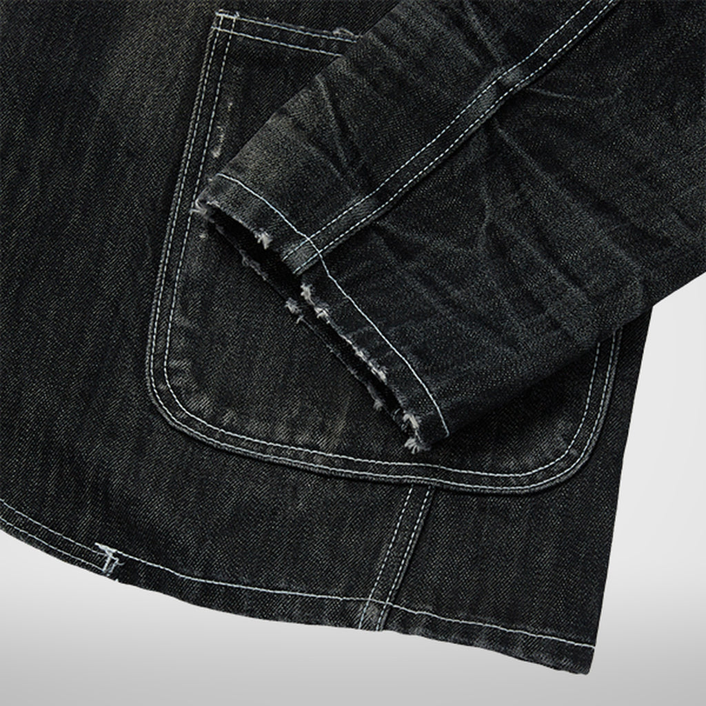 Thug Club Denim Blazer in black, view 8 of 9