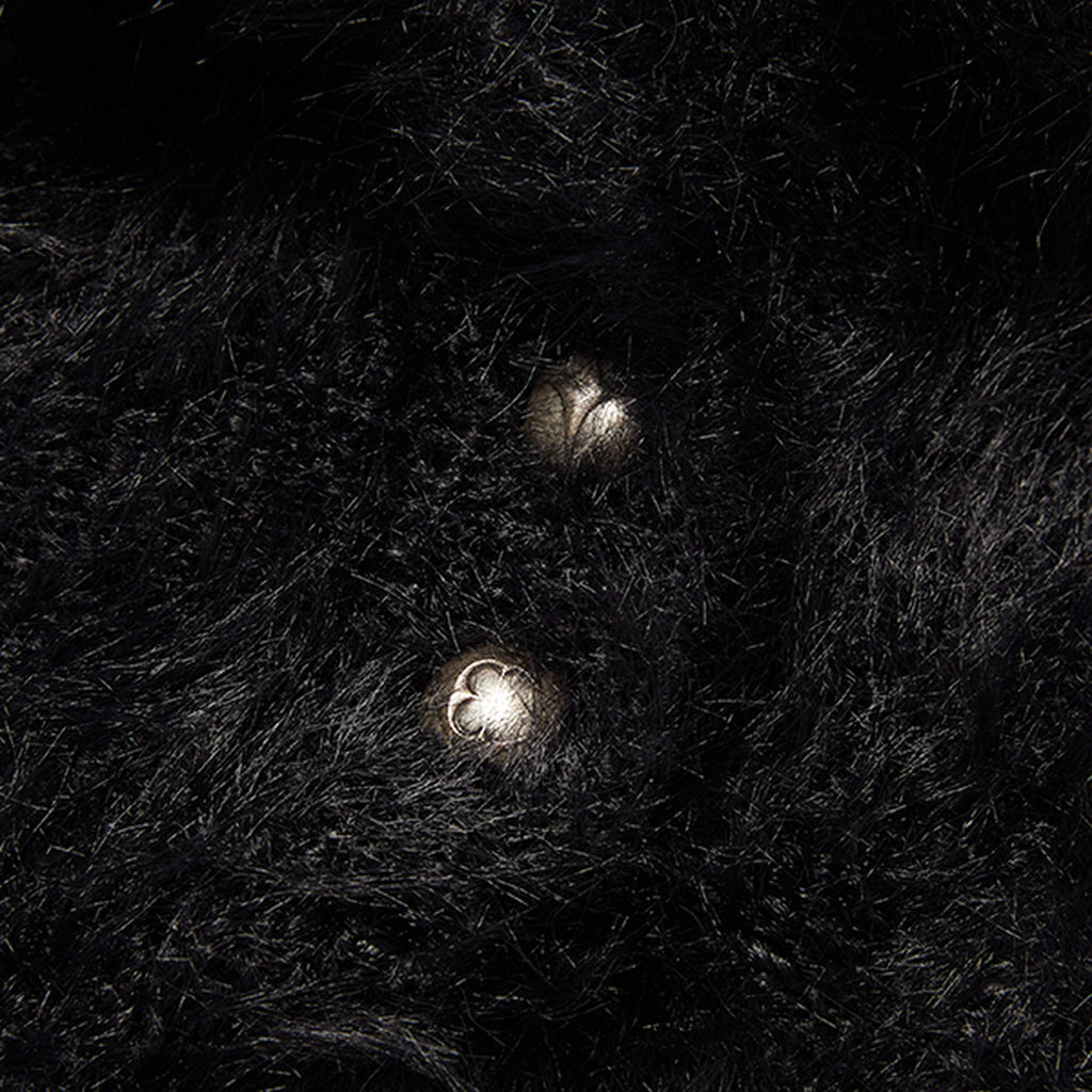 Thug Club Pack Fur Sword Hoodie in black, view 3 of 6