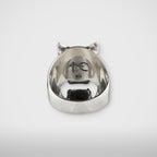 Thug Club TC Riding Skull Ring in silver, view 3 of 3