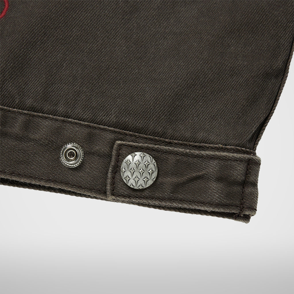 Thug Club X Stitch Eisenhower Jacket in brown, view 8 of 10