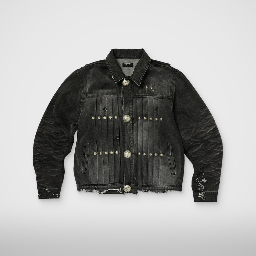 Thug Club TC Extendo Denim Jacket in black