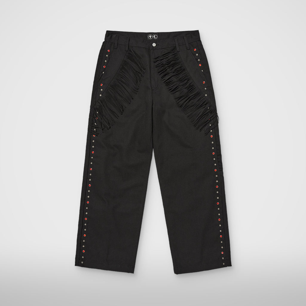 Thug Club Castle Cowboy Pants in black