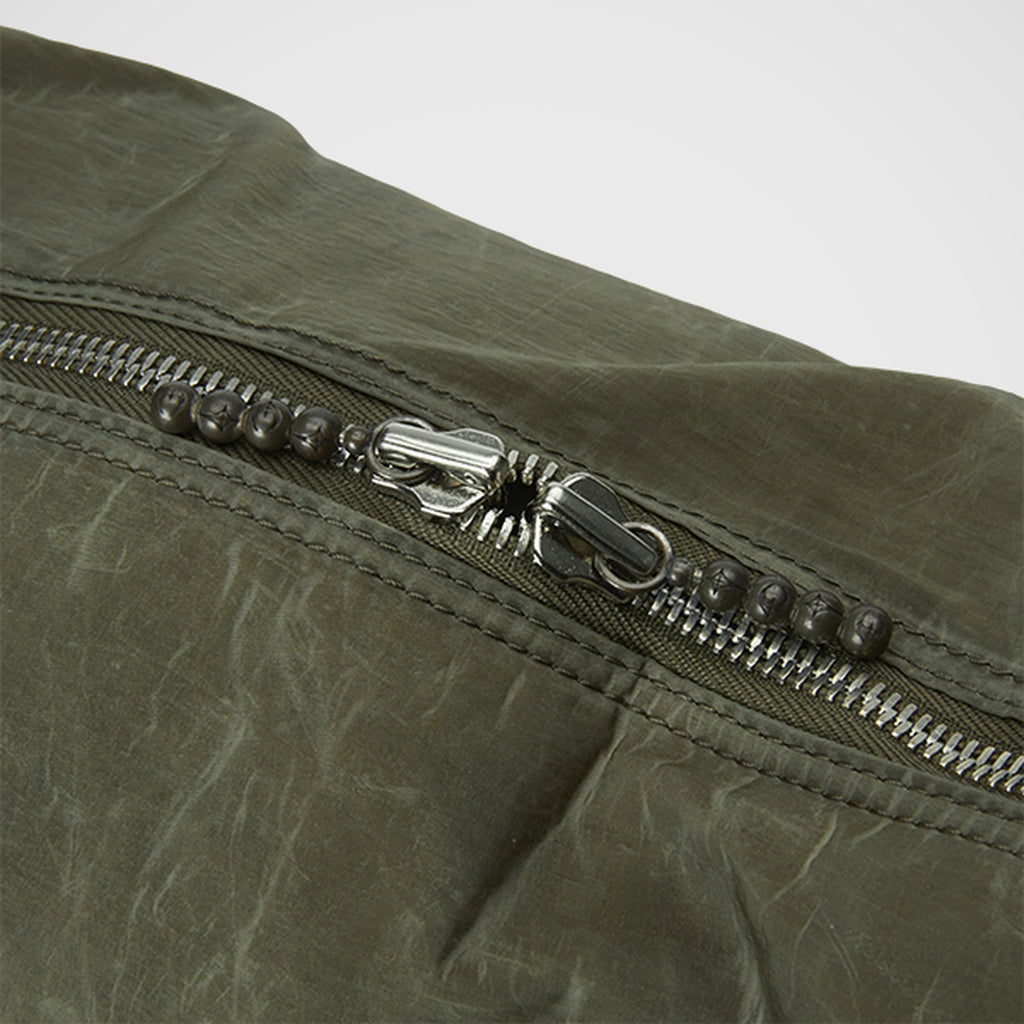 Thug Club Scarred Bio Army Messenger Bag in khaki, view 6 of 10