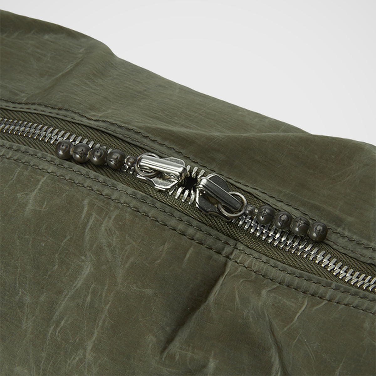 Thug Club Scarred Bio Army Messenger Bag in khaki, view 6 of 10