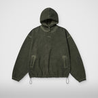 Thug Club Color Emblem Hoodie in khaki