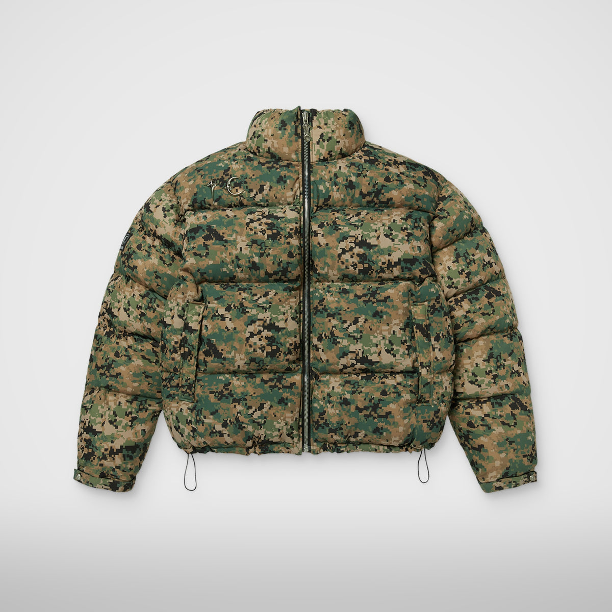 Thug Club Bio Soldier Super Heavy Puffer Jacket in green