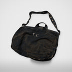 Thug Club Two Tone Washed Canvas Crossbody Bag in rust black, view 2 of 7