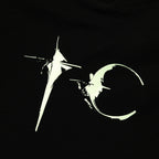 Thug Club Bulk Shoulder Glow In The Dark Hoodie in black, view 6 of 8