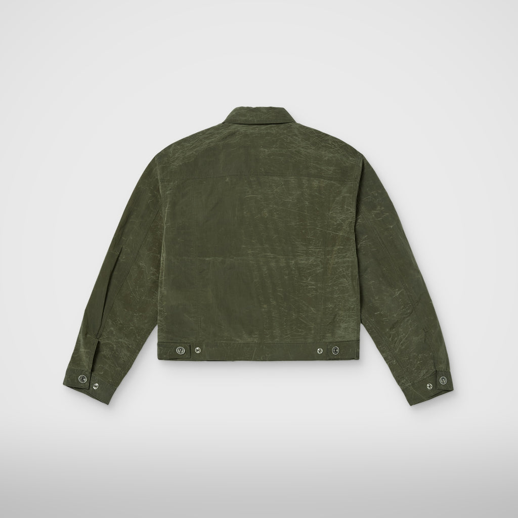 Thug Club Bio Recycle Jacket in khaki, view 2 of 9
