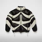 Thug Club TC Dunk Puffer Jacket in black/ivory