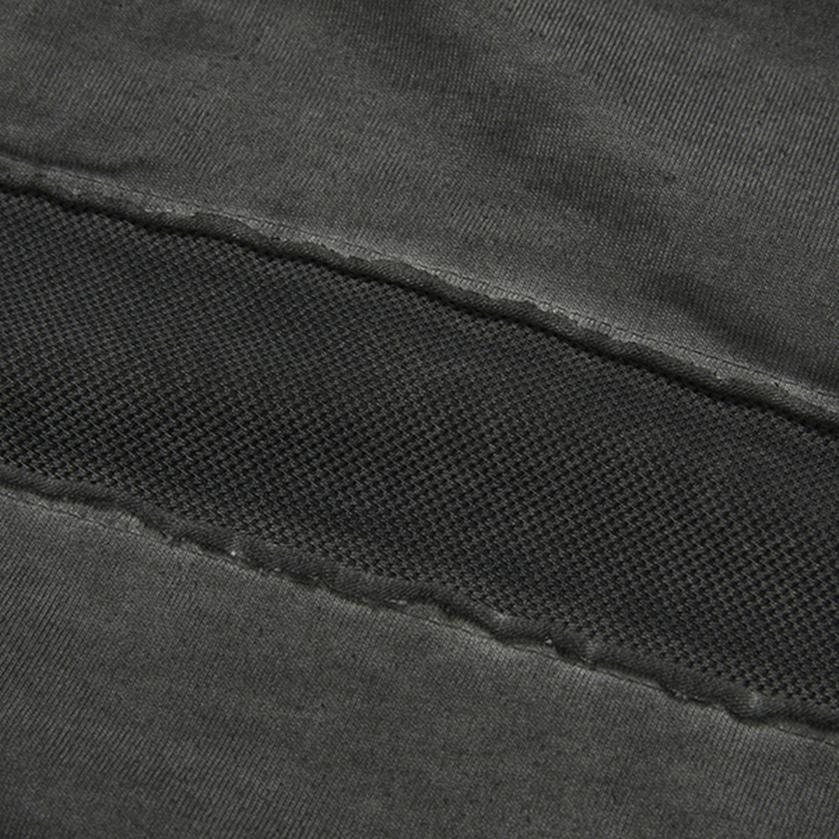 Thug Club Battle Turtle Mesh T-Shirt in charcoal, view 7 of 8