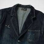 Thug Club Denim Blazer in blue, view 3 of 9