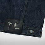 Thug Club Naval Warfare Denim Jacket in blue, view 8 of 8