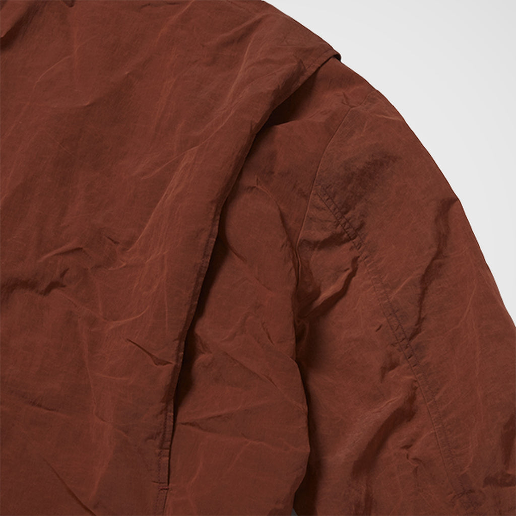 Thug Club Scarred Bio Soldier Jacket in red, view 8 of 8