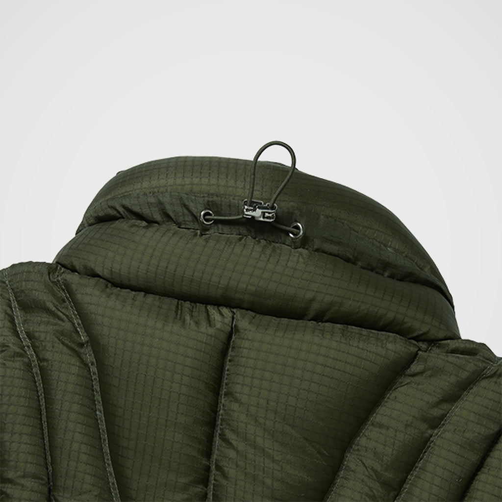 Thug Club War Life Down Vest in khaki, view 4 of 8