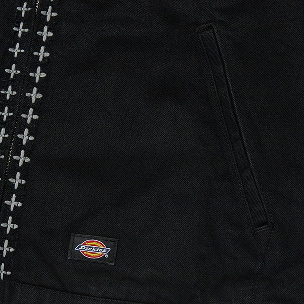 Thug Club X Stitch Eisenhower Jacket in black, view 5 of 10