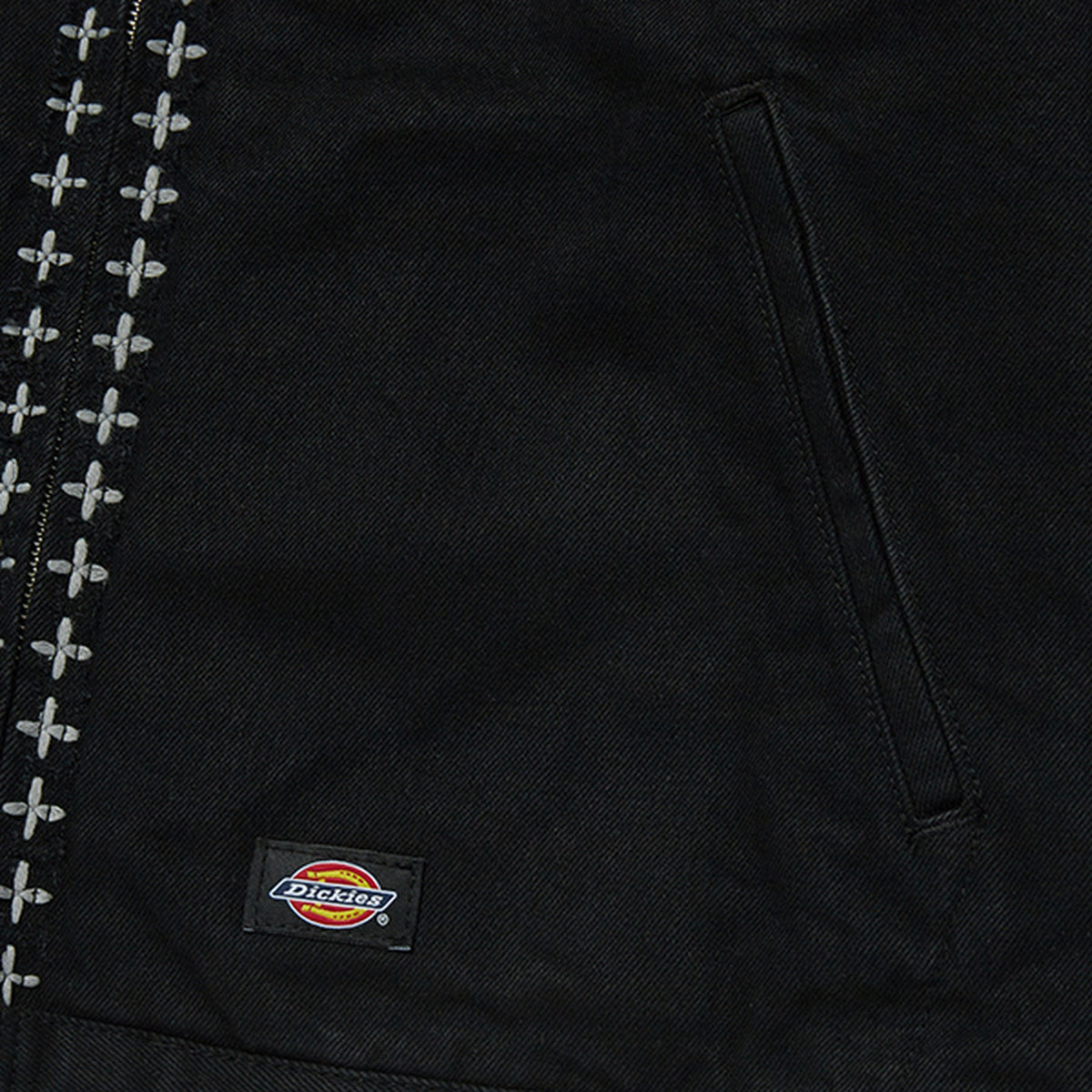 Thug Club X Stitch Eisenhower Jacket in black, view 5 of 10