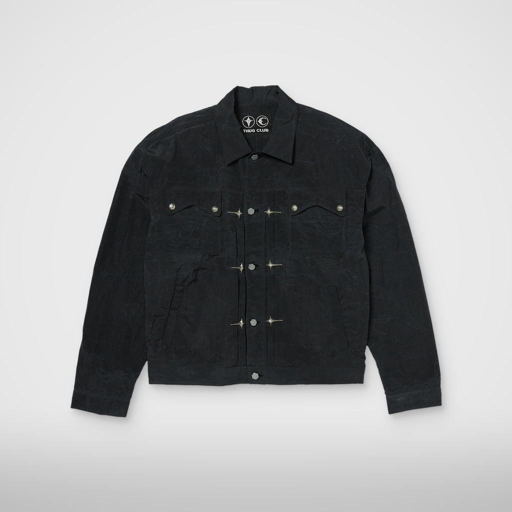 Thug Club Scarred Claw Jacket in black