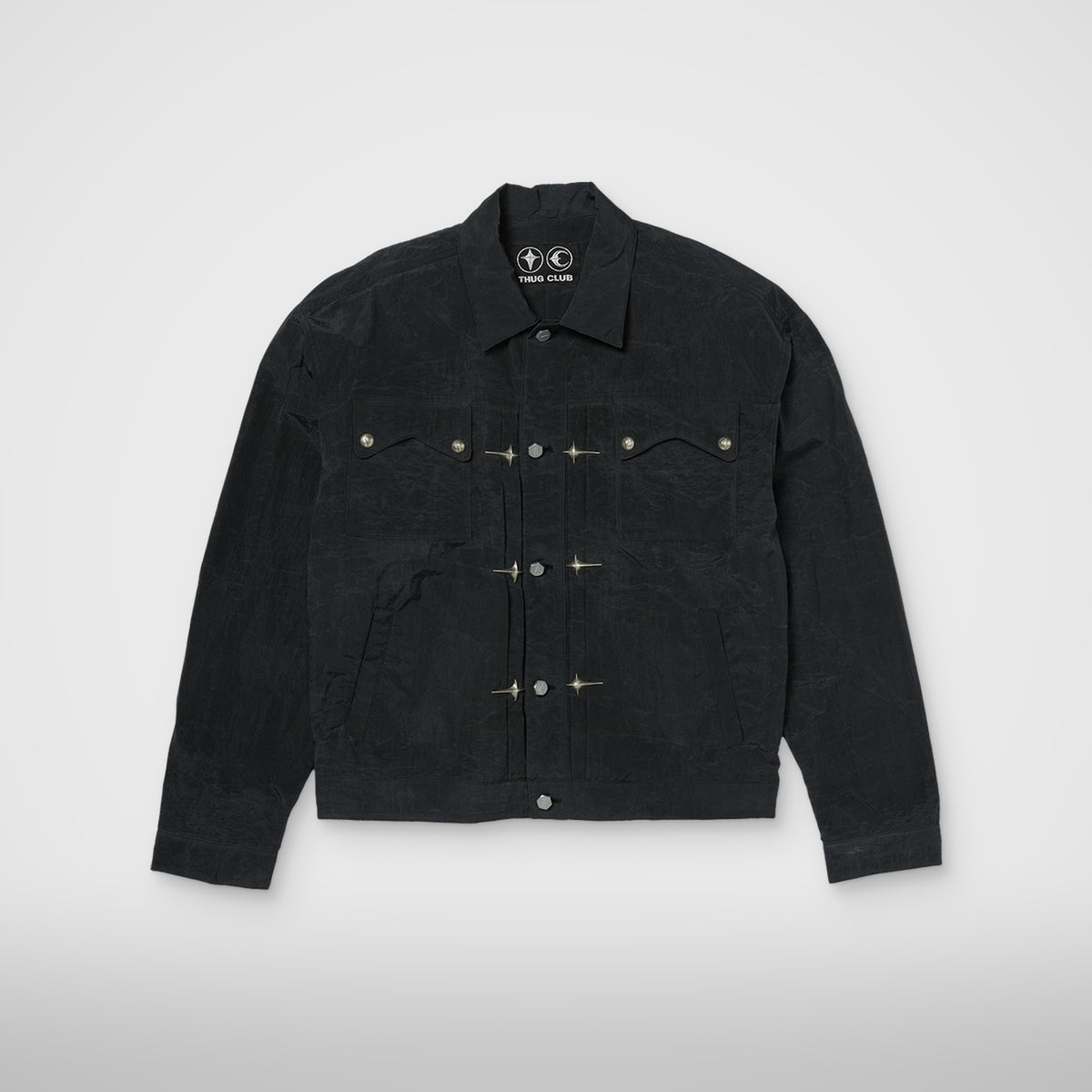 Thug Club Scarred Claw Jacket in black