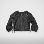 Thug Club Seam Sealed Taped Line Jacket in black