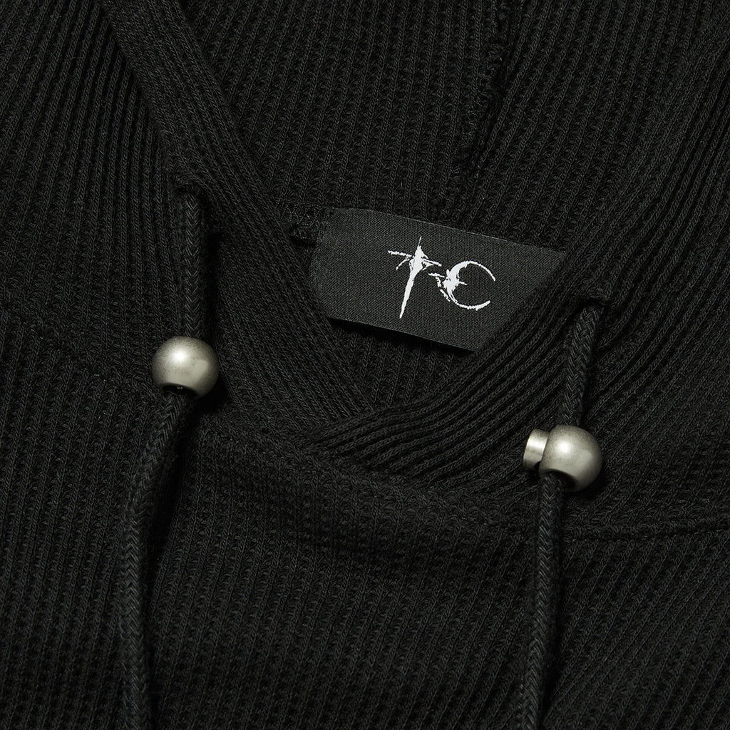 Thug Club Bulk Shoulder Glow In The Dark Hoodie in black, view 4 of 8