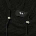 Thug Club Bulk Shoulder Glow In The Dark Hoodie in black, view 4 of 8