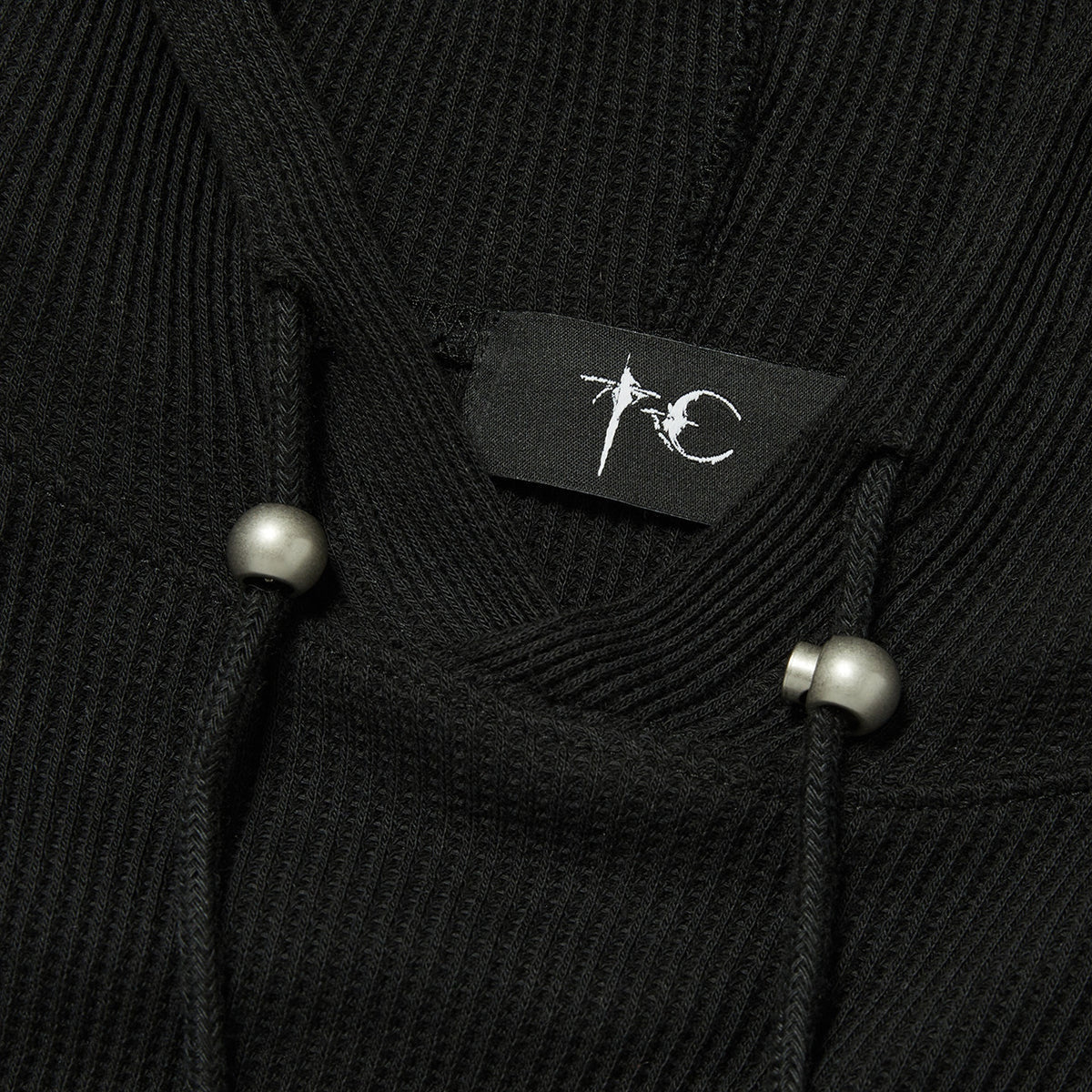 Thug Club Bulk Shoulder Glow In The Dark Hoodie in black, view 4 of 8