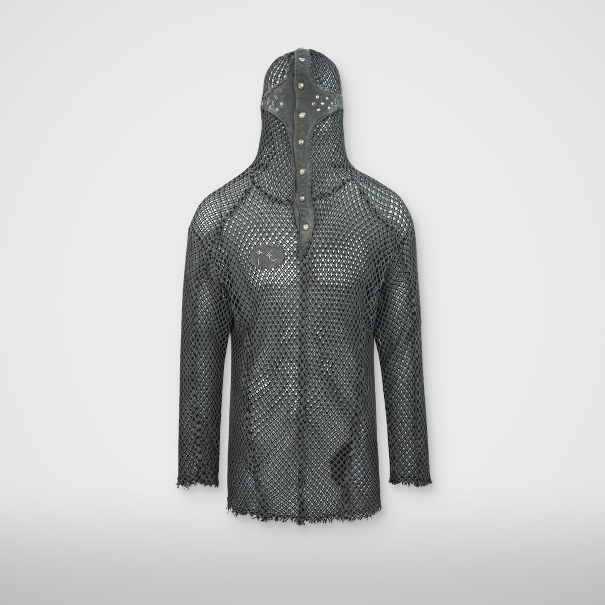 Thug Club MIthril Hoodie Sleeve in grey