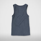Thug Club TC Not Easy Tank Top in blue, back view