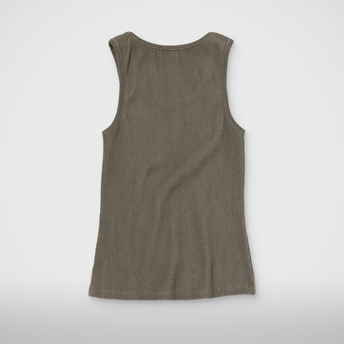Thug Club TC Not Easy Tank Top in brown, back view
