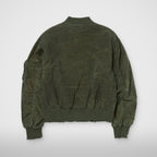 Thug Club Scarred Tango Charlie Bomber in khaki, view 2 of 7
