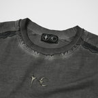 Thug Club Battle Turtle Mesh T-Shirt in charcoal, view 3 of 8