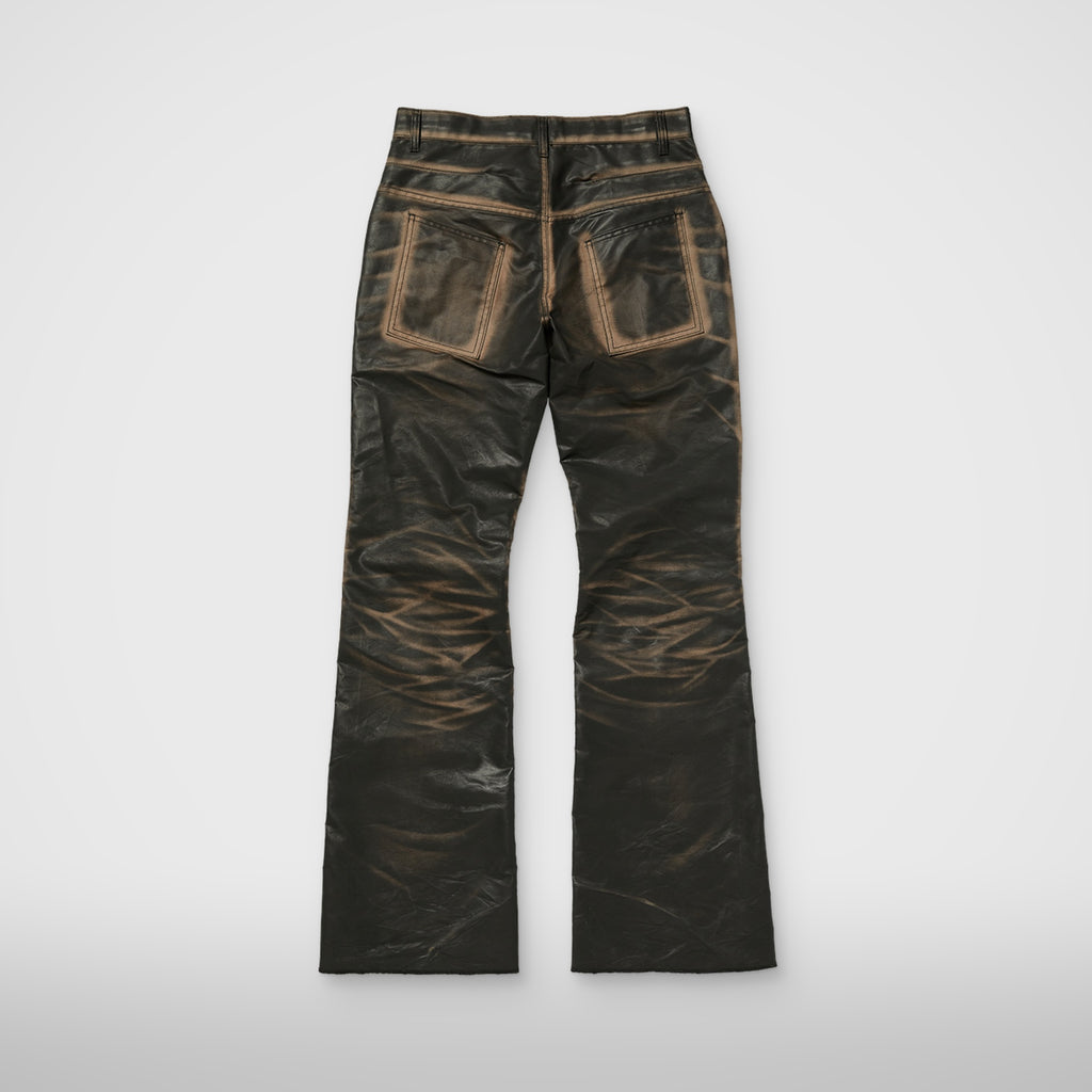 Thug Club Snake Boot Pants in washed black, view 2 of 5