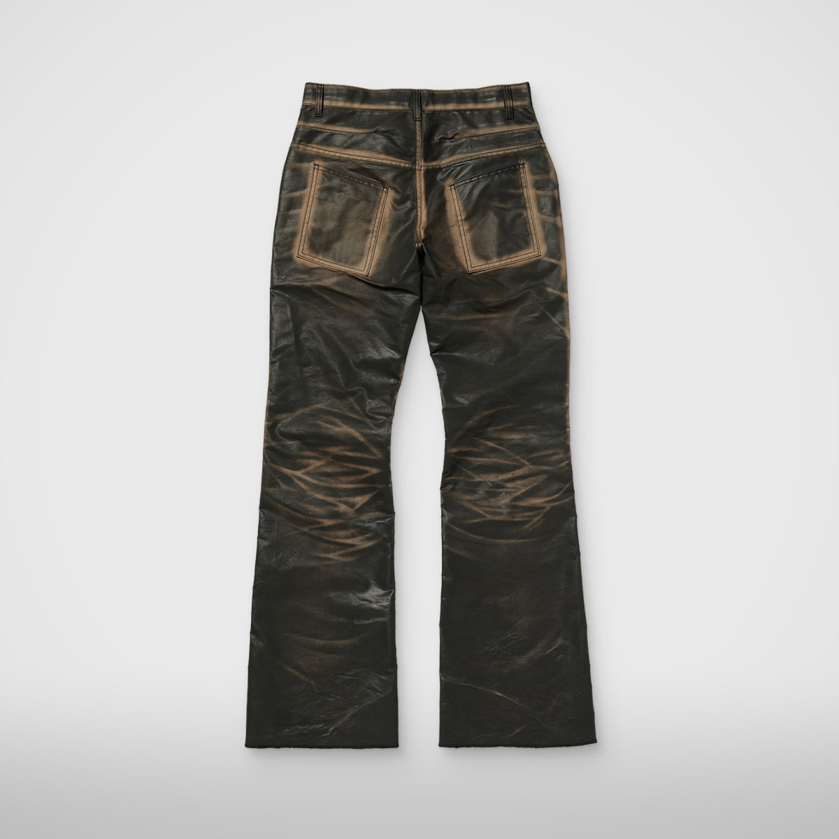 Thug Club Snake Boot Pants in washed black, view 2 of 5